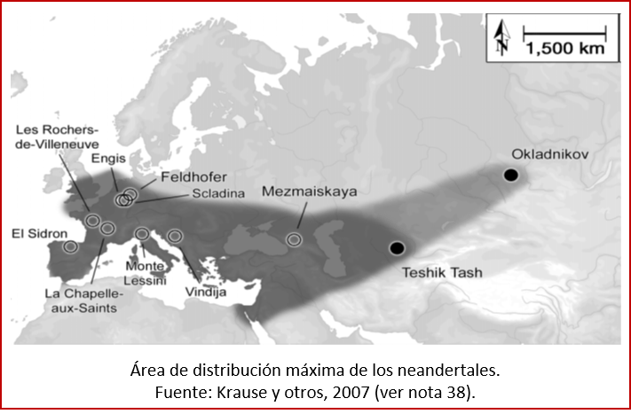 Blog 1603XX - Distribución de neandertales
